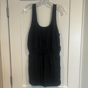 Wishlist Black Sleeveless Romper with Elastic Waist